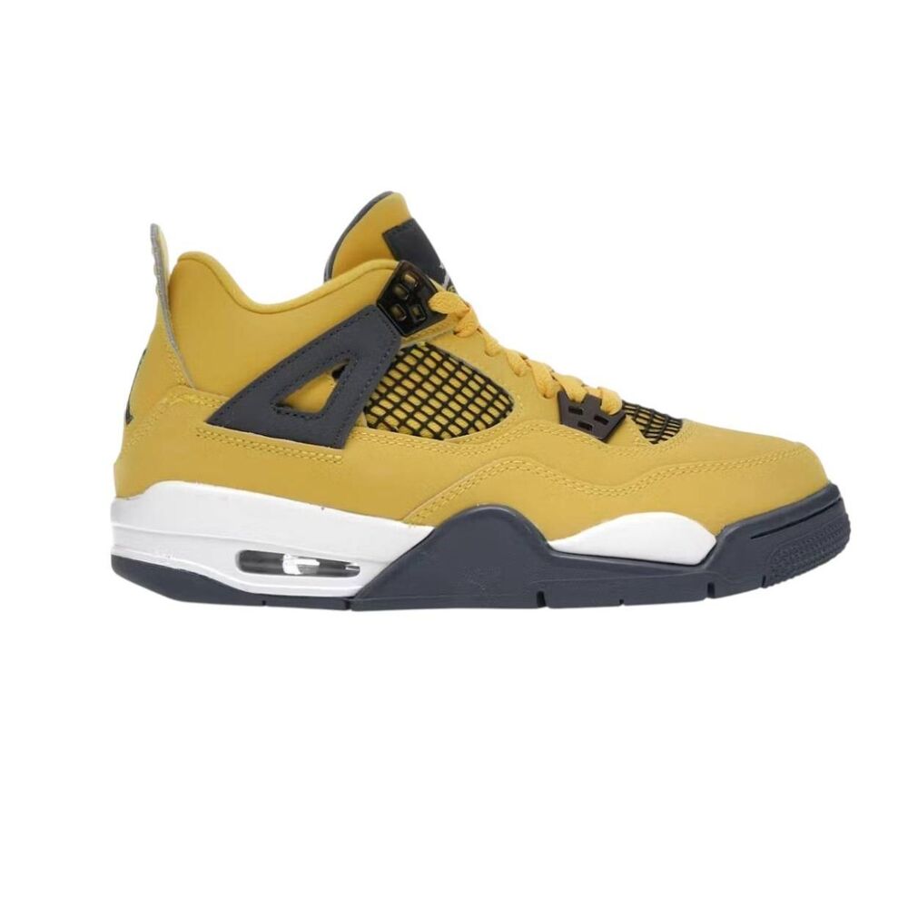 NIKE Air Jordan 4 Retro 'Lightning (2021)' Sneakers Size 6.5Y/W8